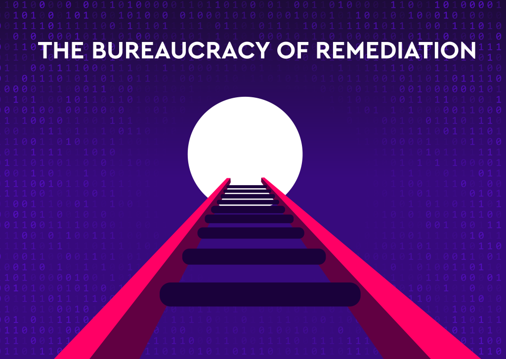 THE BUREAUCRACY OF REMEDIATION 