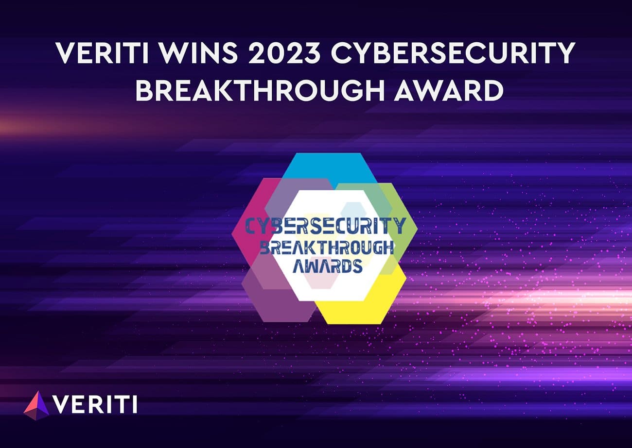 Veriti Wins 2023 CyberSecurity Breakthrough Award