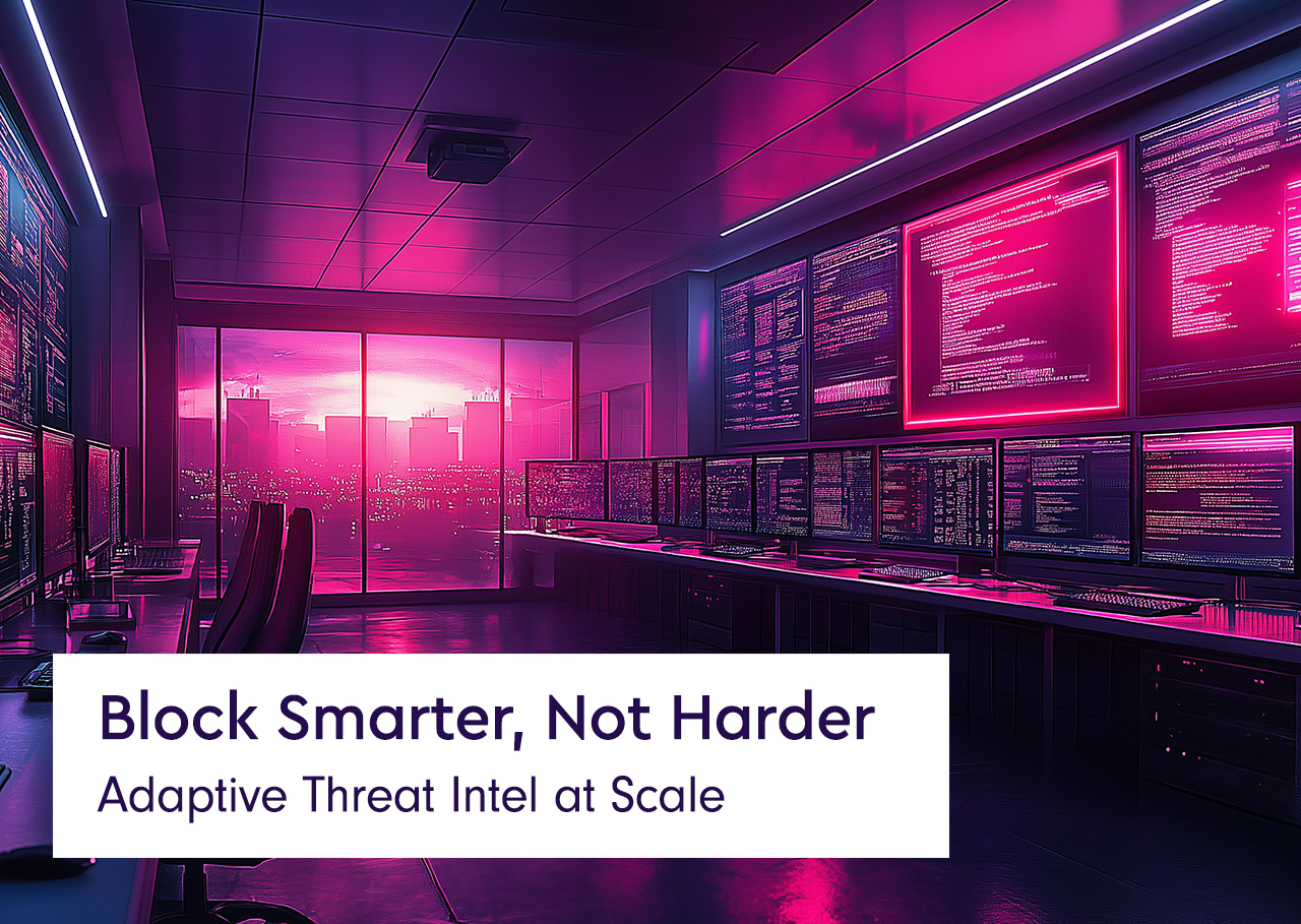Block Smarter, Not Harder: Adaptive Threat Intel at Scale 